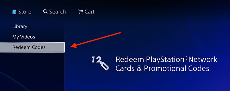 How to Redeem a Code on Your PS4