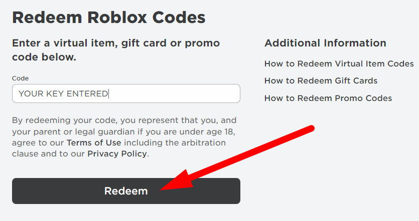 Roblox Code - Key Activation Guide 